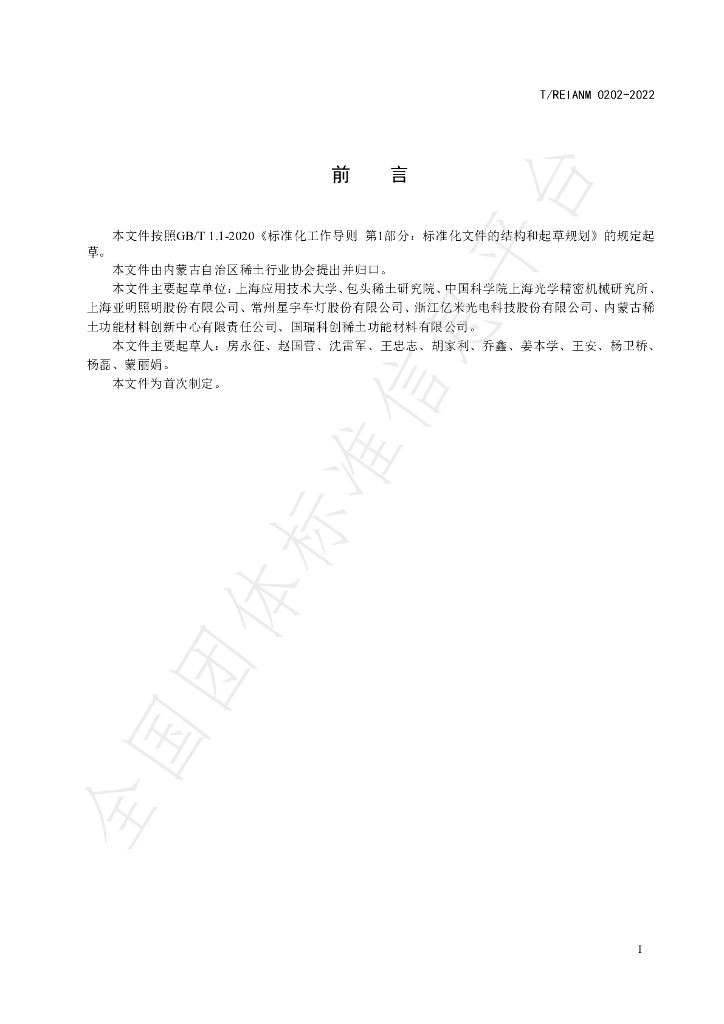 T/REIANM 0202-2022 标准预览