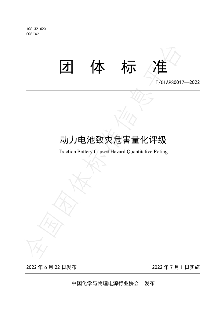 T/CIAPS 0017-2022 标准预览