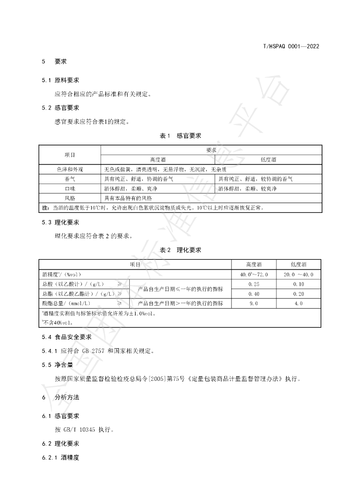 T/HSPAQ 0001-2022 标准预览
