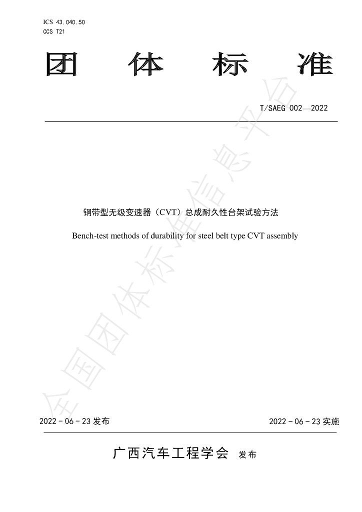 T/SAEG 002-2022 标准预览