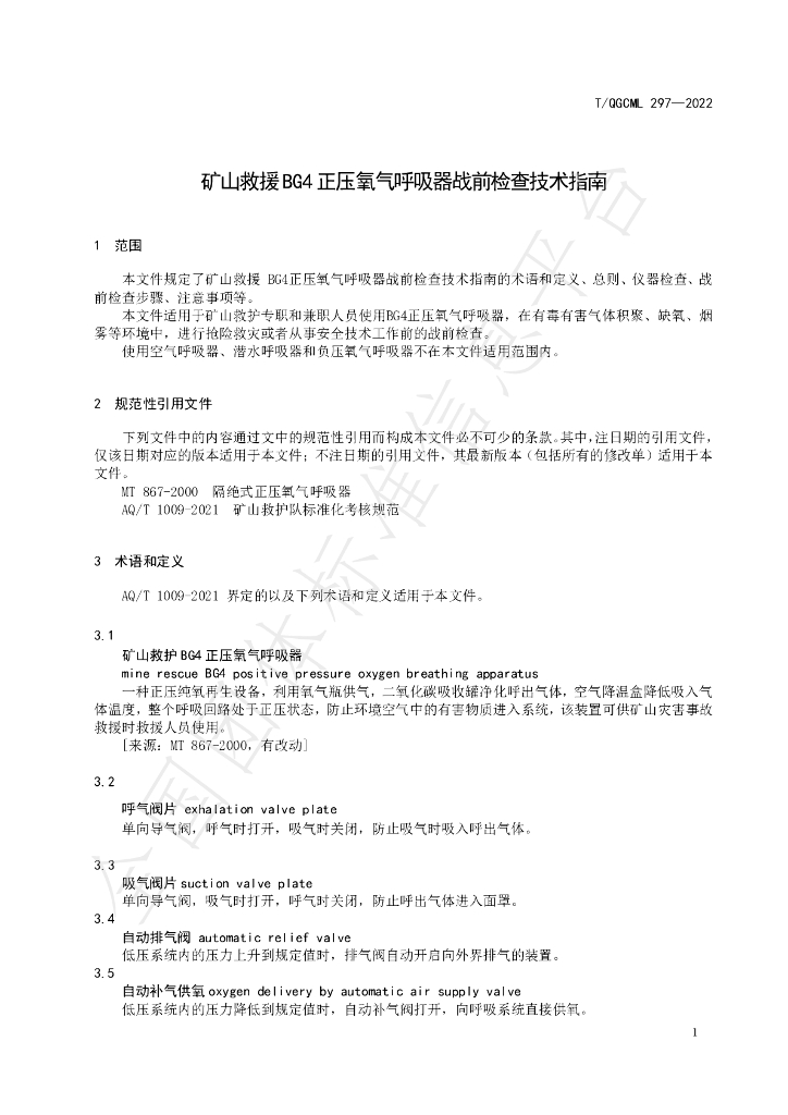 T/QGCML 297-2022 标准预览