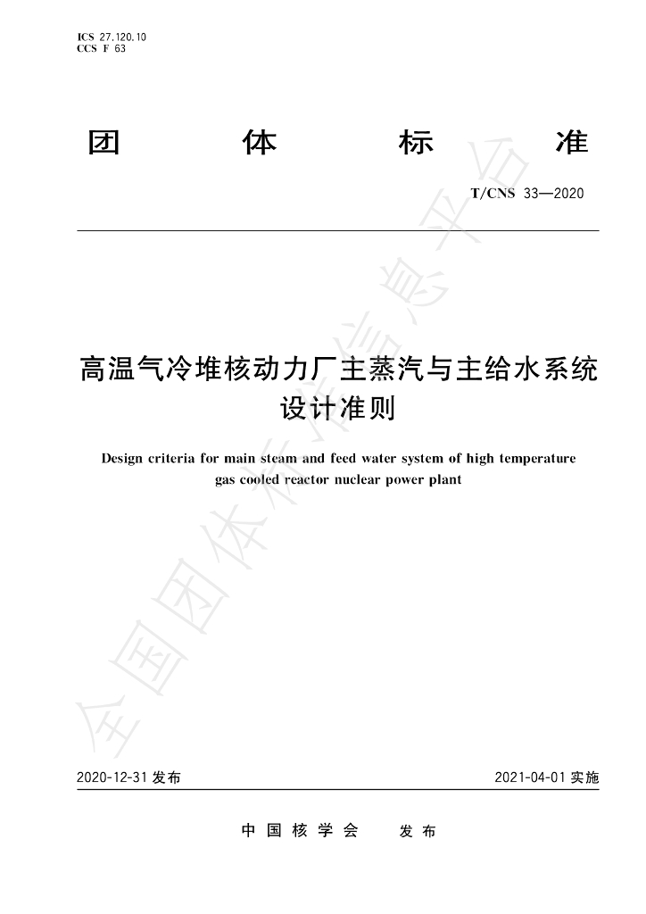 T/CNS 33-2020 标准预览