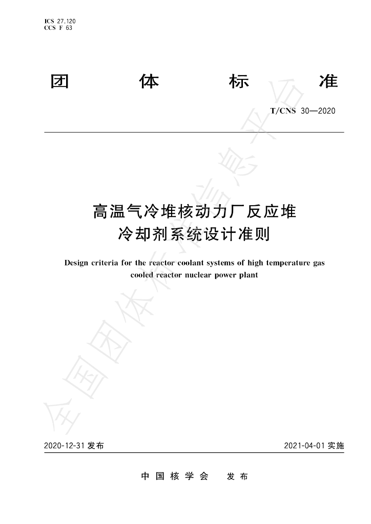 T/CNS 30-2020 标准预览