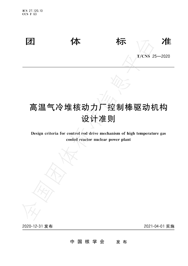 T/CNS 25-2020 标准预览