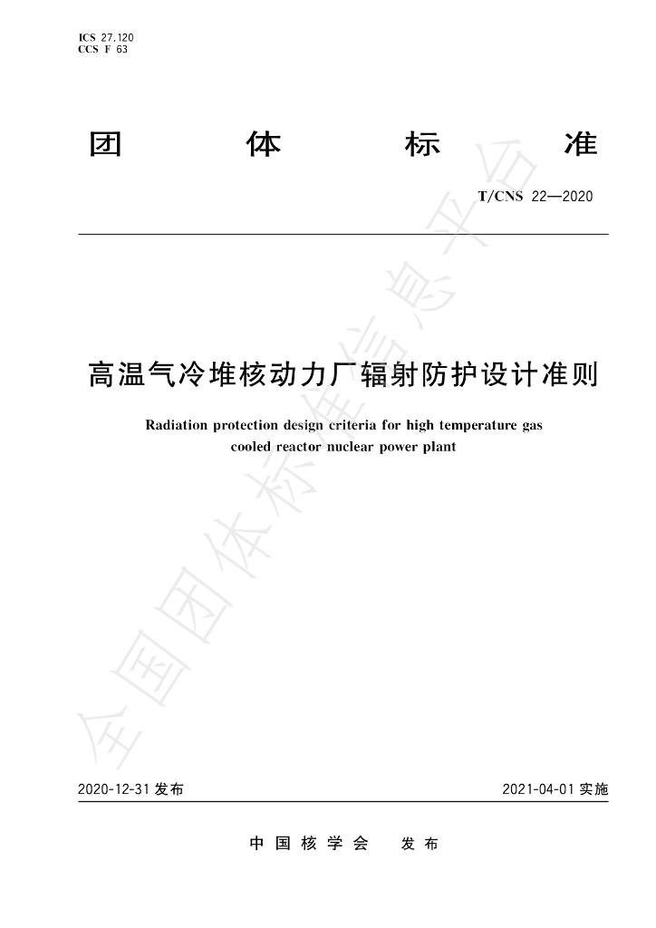 T/CNS 22-2020 标准预览