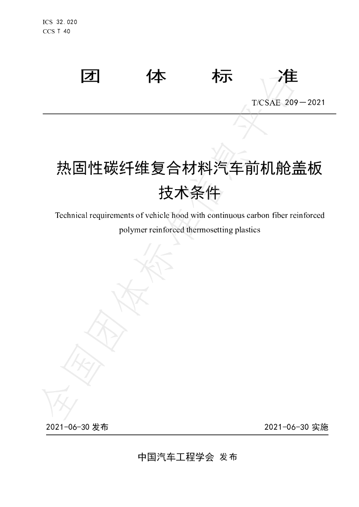 T/CSAE 209-2021 标准预览