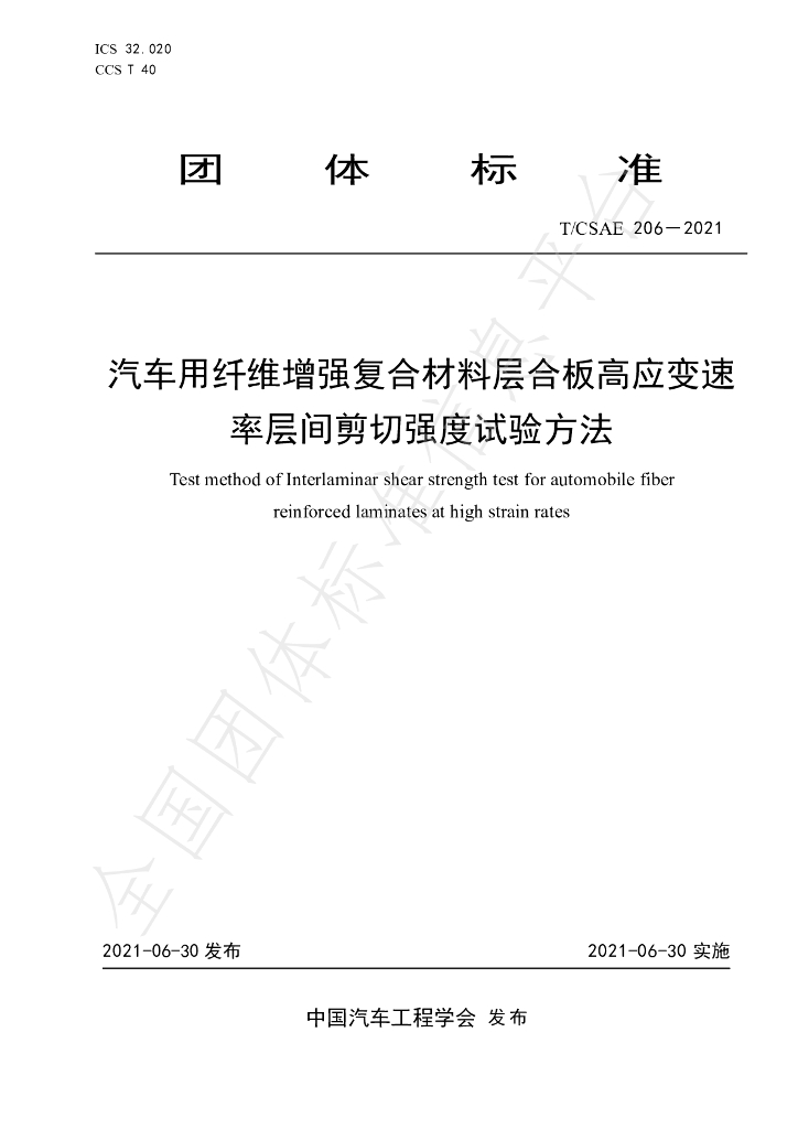 T/CSAE 206-2021 标准预览