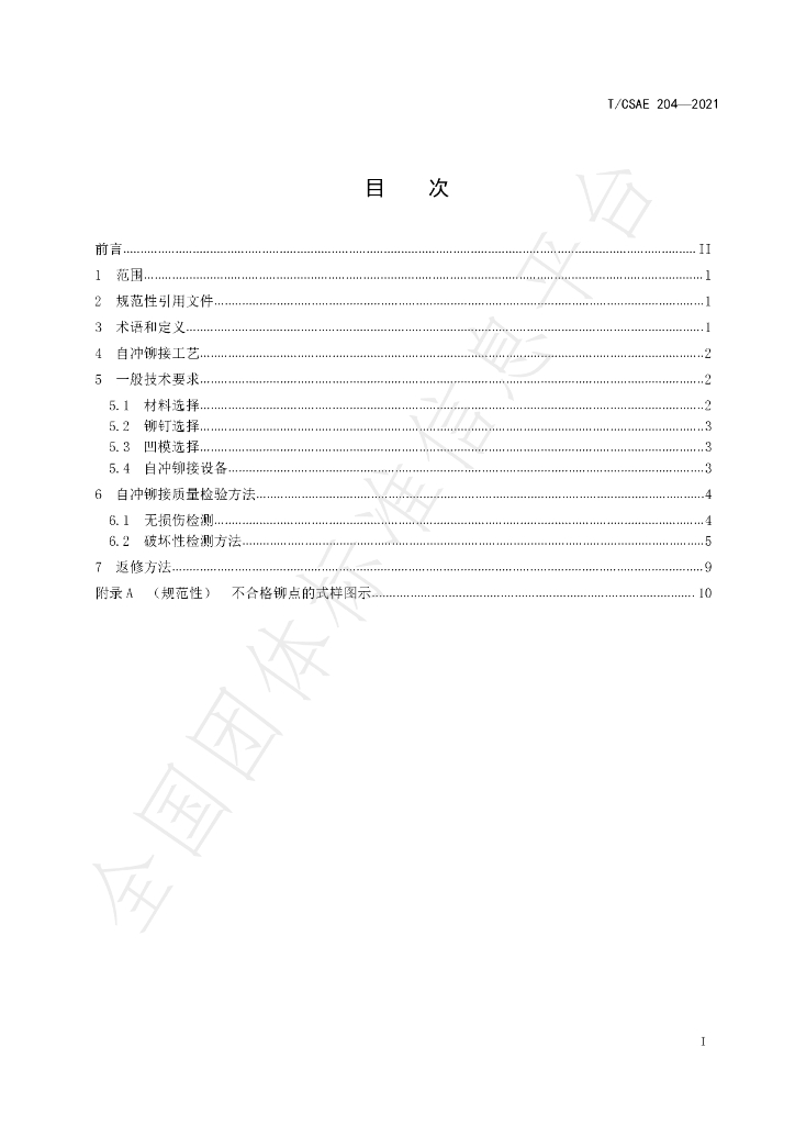 T/CSAE 204-2021 标准预览