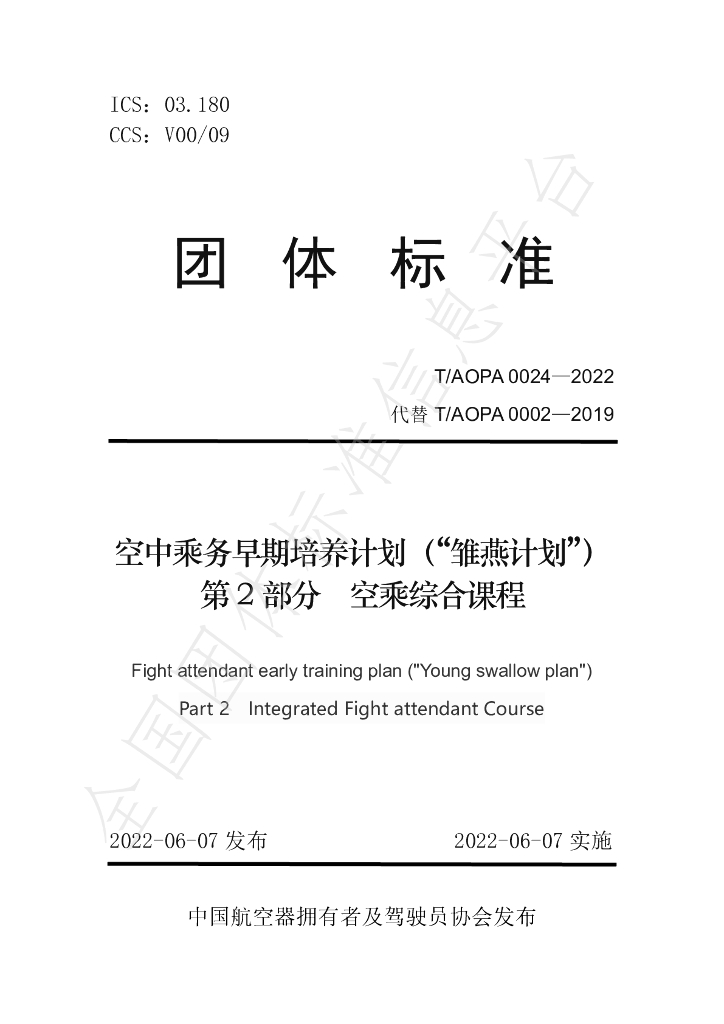 T/AOPA 0024-2022 标准预览