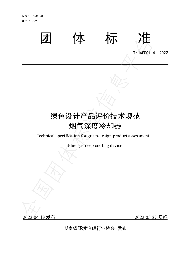 T/HAEPCI 41-2022 标准预览