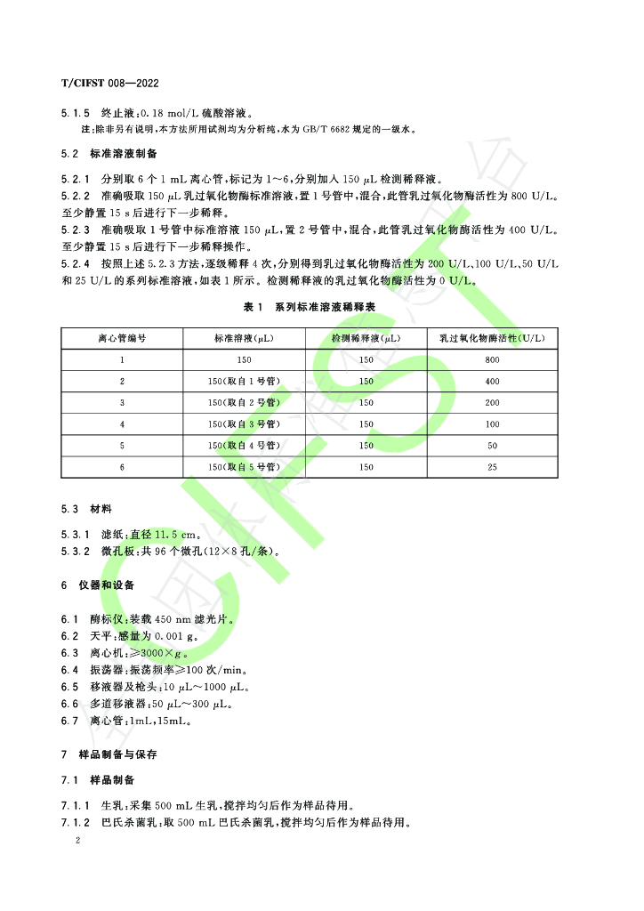 T/CIFST 008-2022 标准预览
