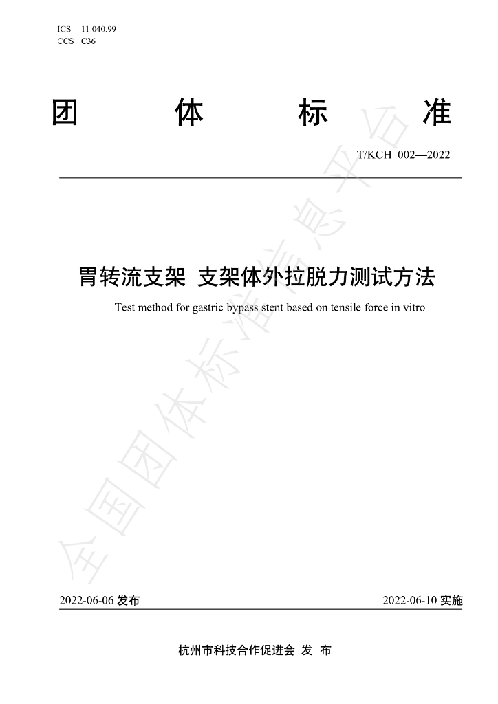 T/KCH 002-2022 标准预览