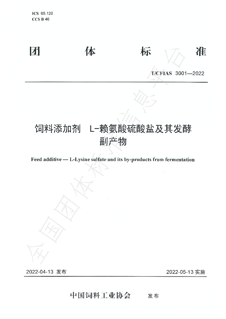 T/CFIAS 3001-2022 标准预览