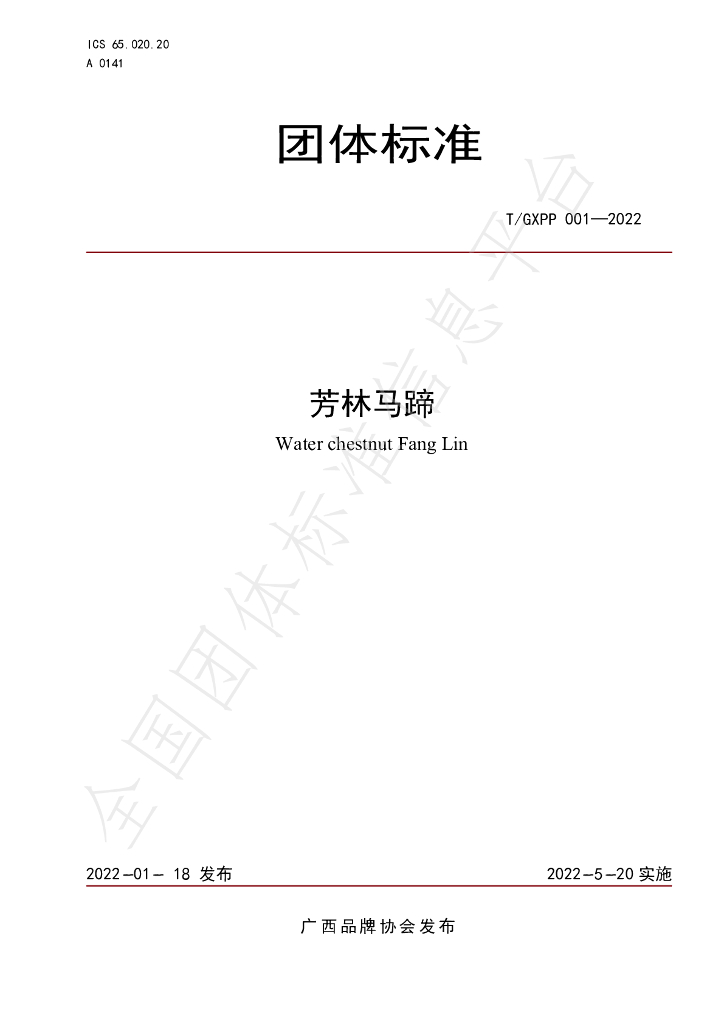 T/GXPP 001-2022 标准预览