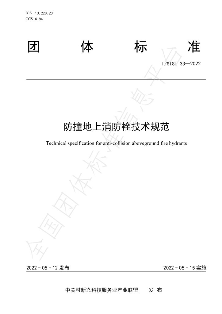 T/STSI 33-2022 标准预览