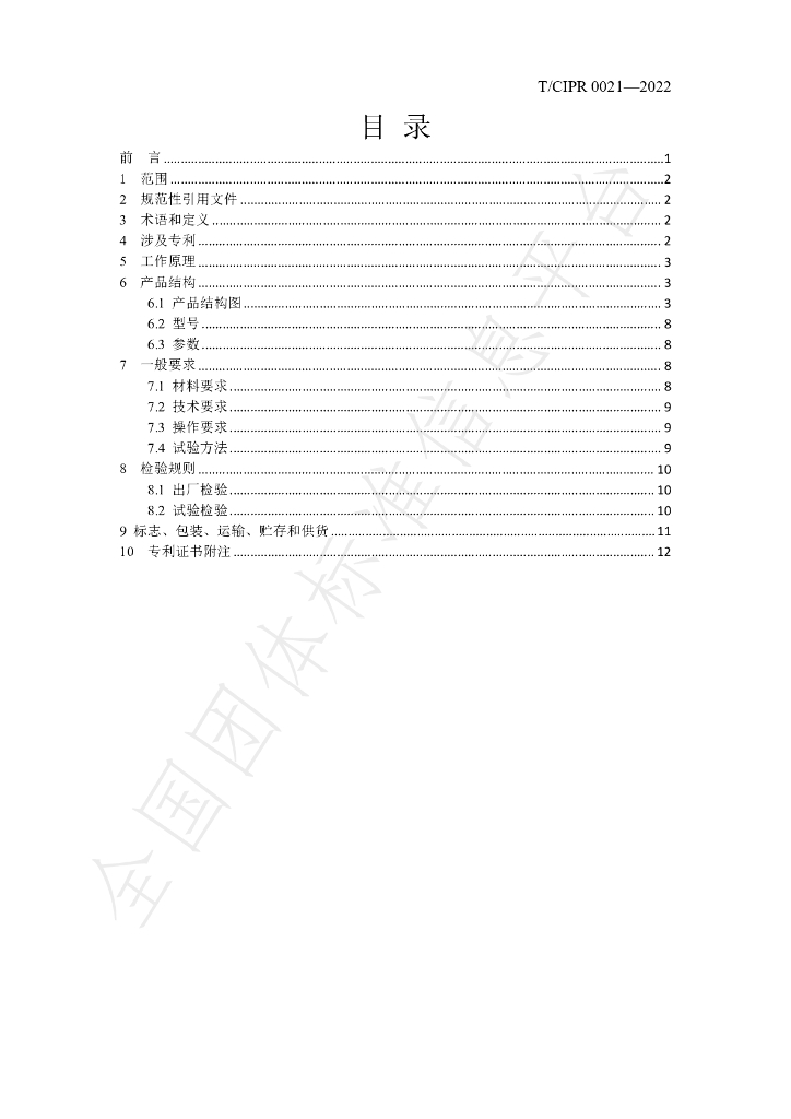 T/CIPR 0021-2022 标准预览