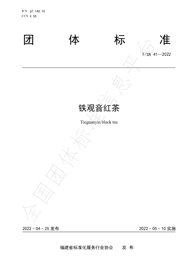 T/SA 41-2022 标准预览