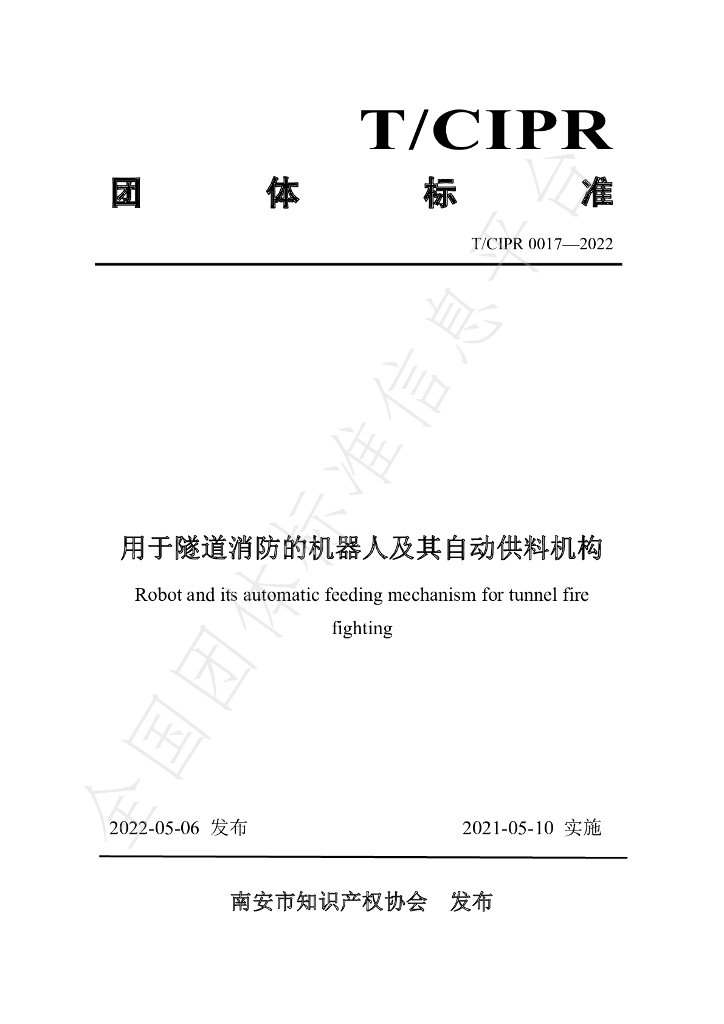 T/CIPR 0017-2022 标准预览
