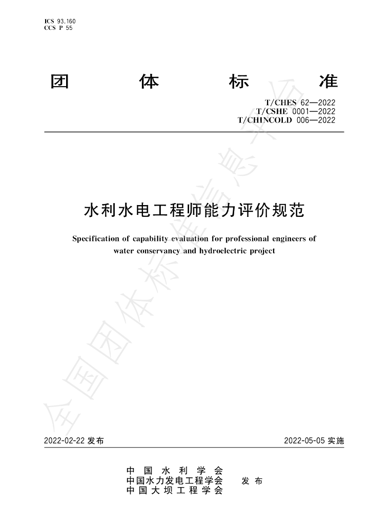T/CHES 62-2022 标准预览