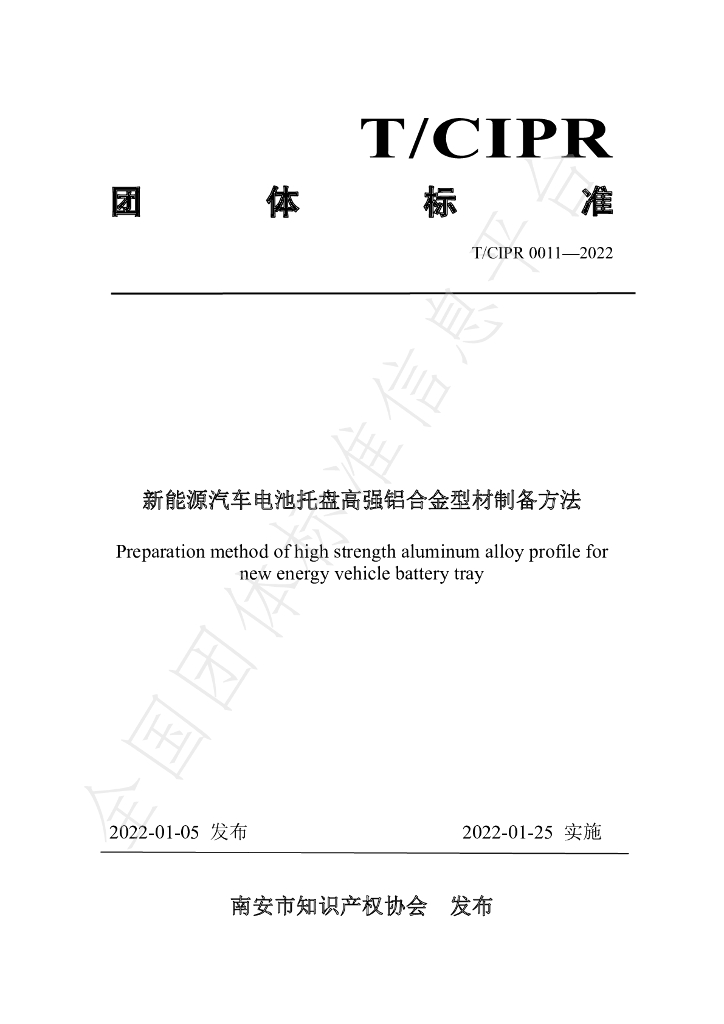 T/CIPR 0011-2022 标准预览