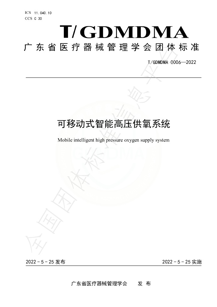 T/GDMDMA 0006-2022 标准预览