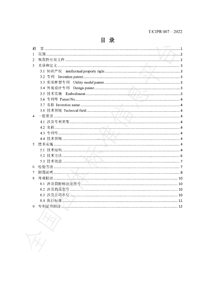 T/CIPR 007-2022 标准预览