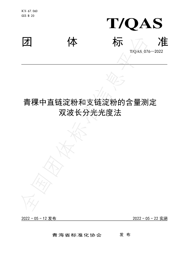 T/QAS 076-2022 标准预览
