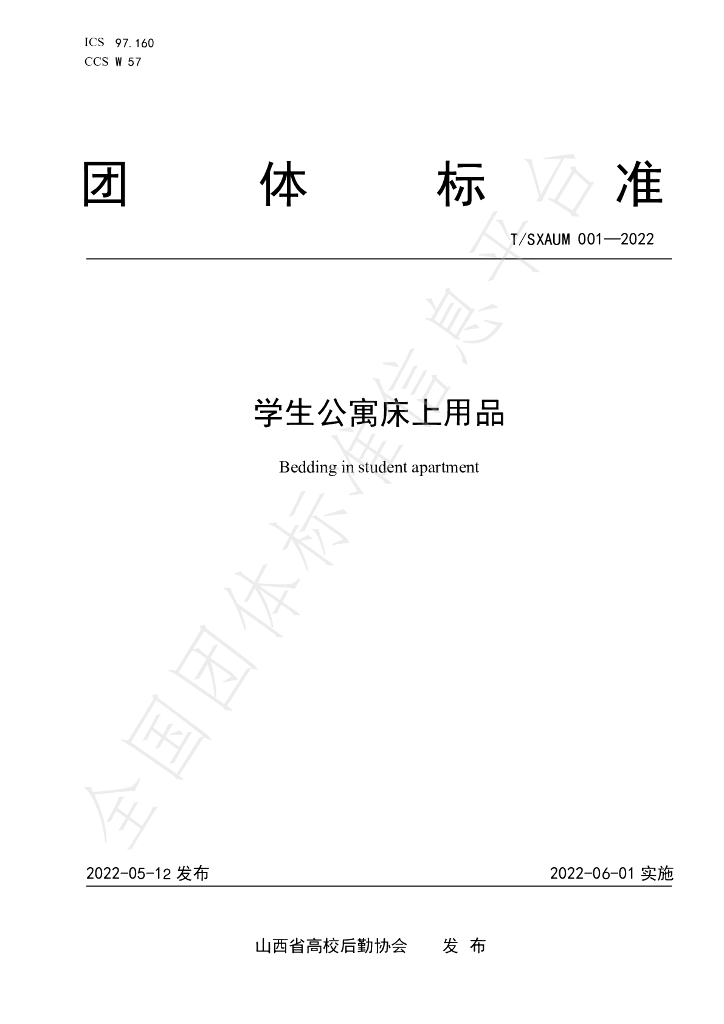 T/SXAUM 001-2022 标准预览