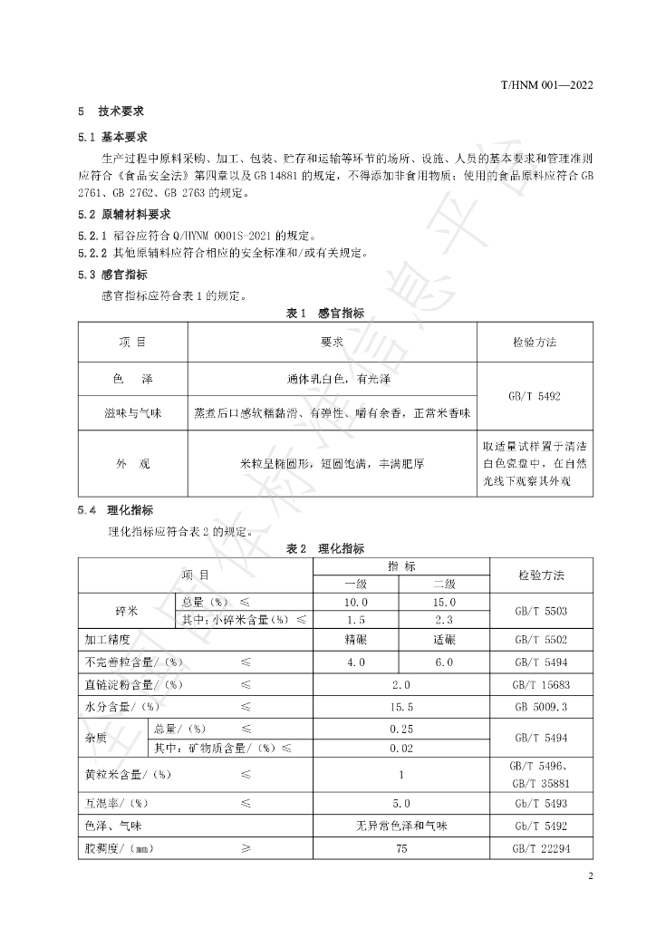 T/HNM 001-2022 标准预览