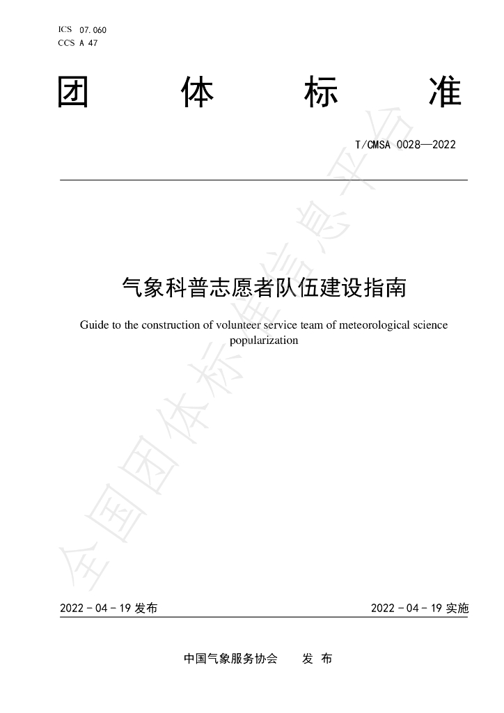 T/CMSA 0028-2022 标准预览