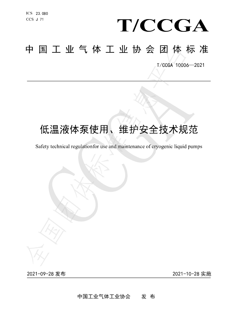 T/CCGA 10006-2021 标准预览