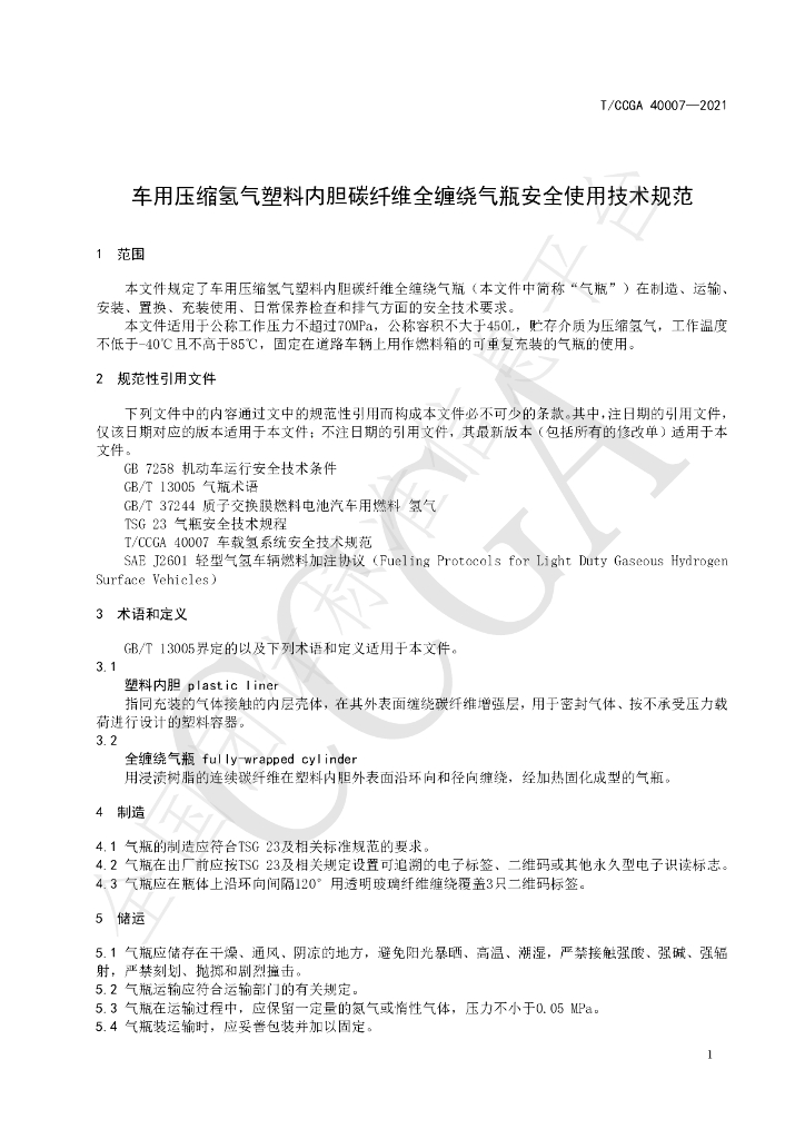 T/CCGA 40007-2021 标准预览