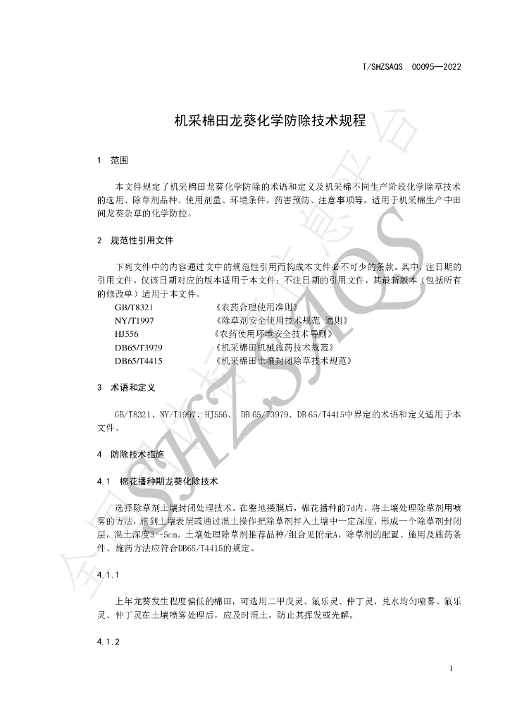 T/SHZSAQS 00095-2022 标准预览