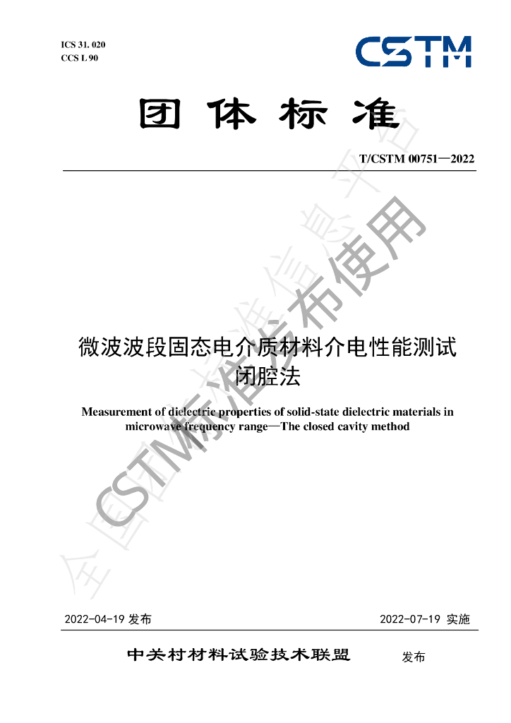 T/CSTM 00751-2022 标准预览