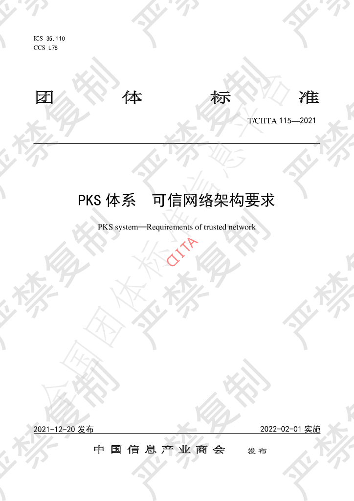 T/CIITA 115-2021 标准预览