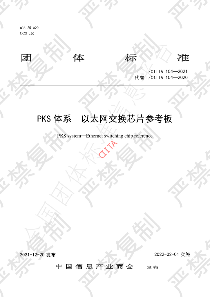 T/CIITA 104-2021 标准预览