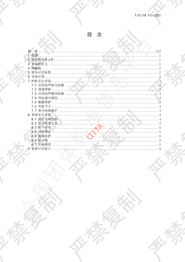 T/CIITA 113-2021 标准预览