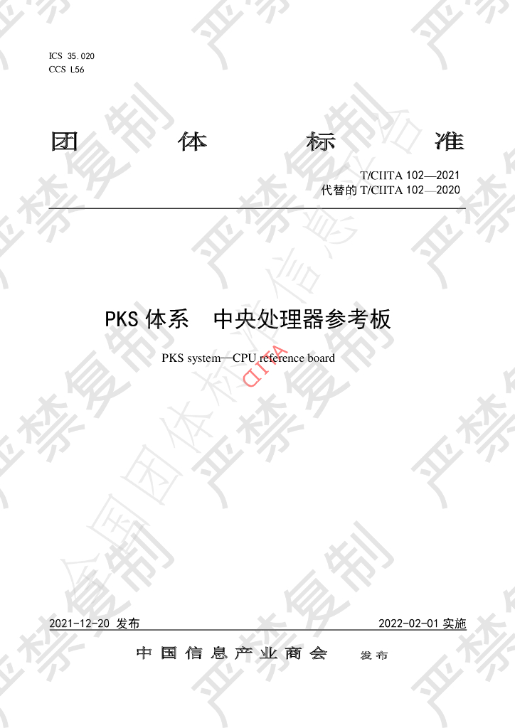 T/CIITA 102-2021 标准预览