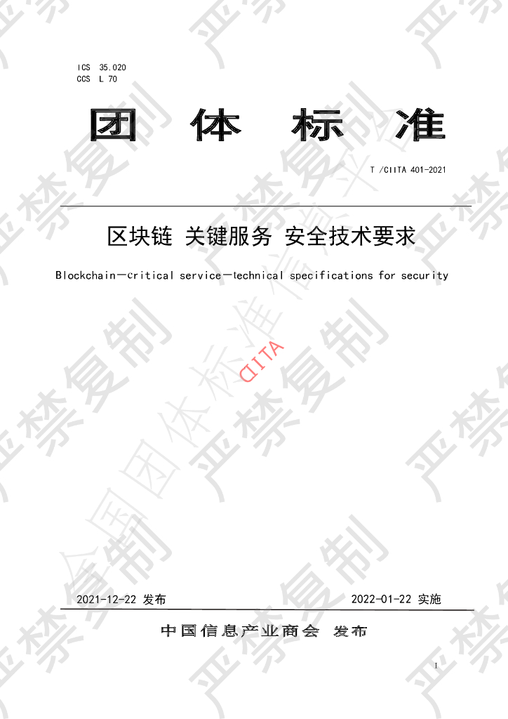 T/CIITA 401-2021 标准预览