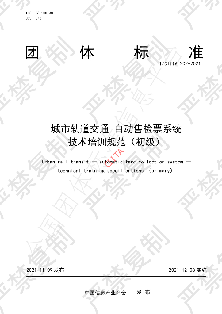 T/CIITA 202-2021 标准预览