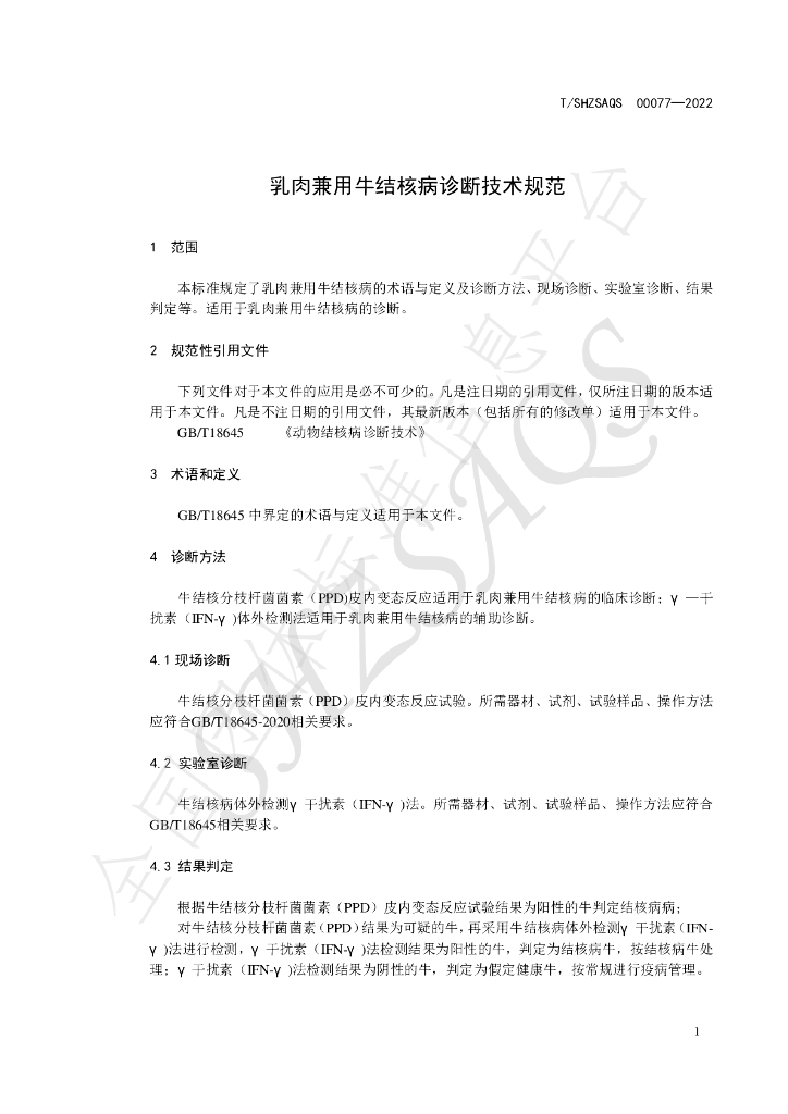 T/SHZSAQS 00077-2022 标准预览