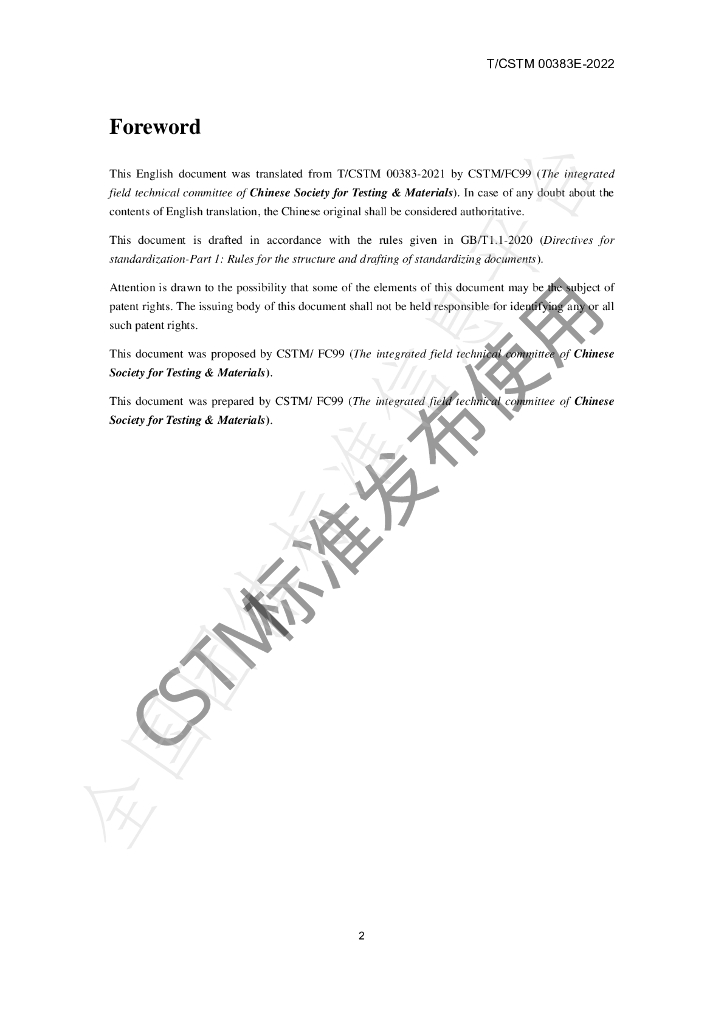T/CSTM 00383E-2022 标准预览