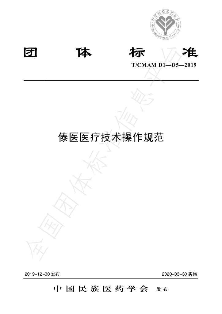T/CMAM D1-D5-2019 标准预览