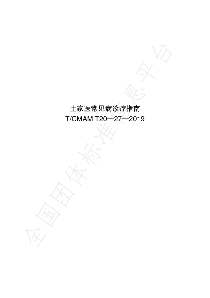 T/CMAM T20-27-2019 标准预览
