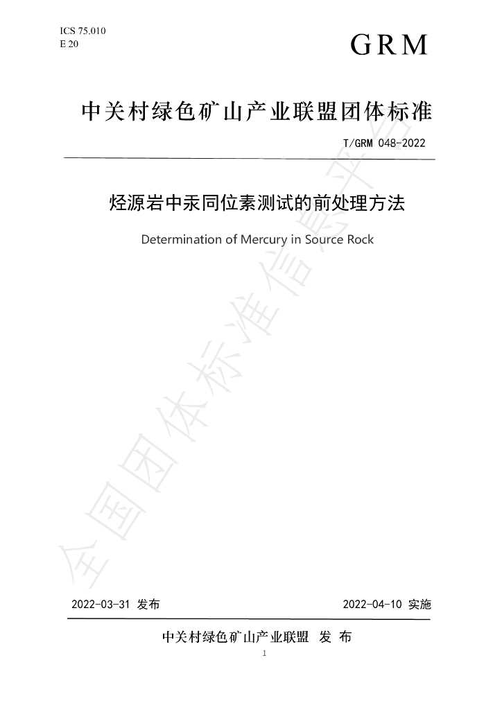 T/GRM 048-2022 标准预览