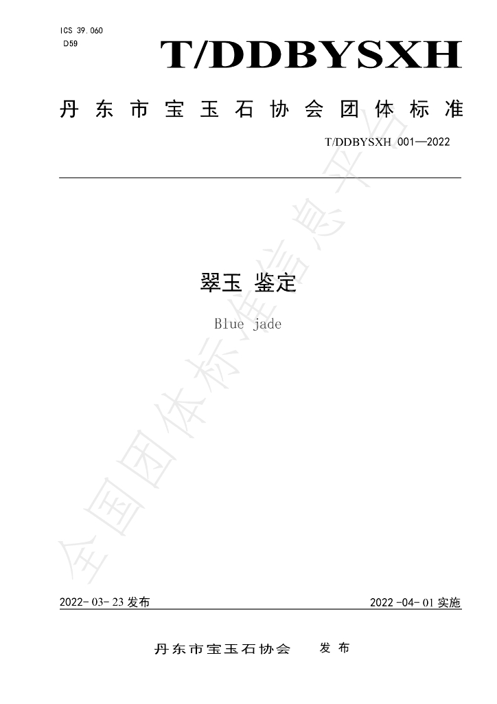 T/DDBYSXH 001-2022 标准预览