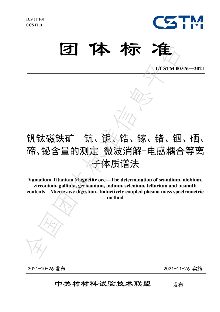 T/CSTM 00376-2021 标准预览