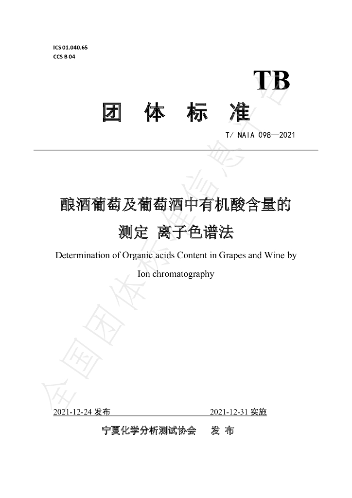 T/NAIA 098-2021 标准预览