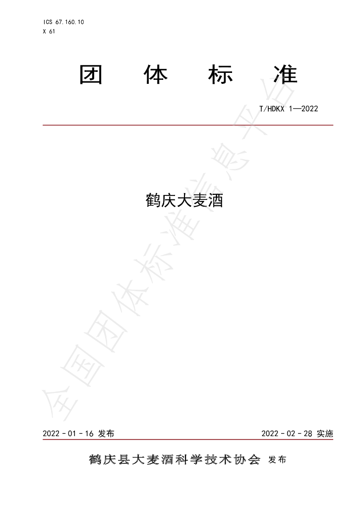 T/HDKX 1-2022 标准预览