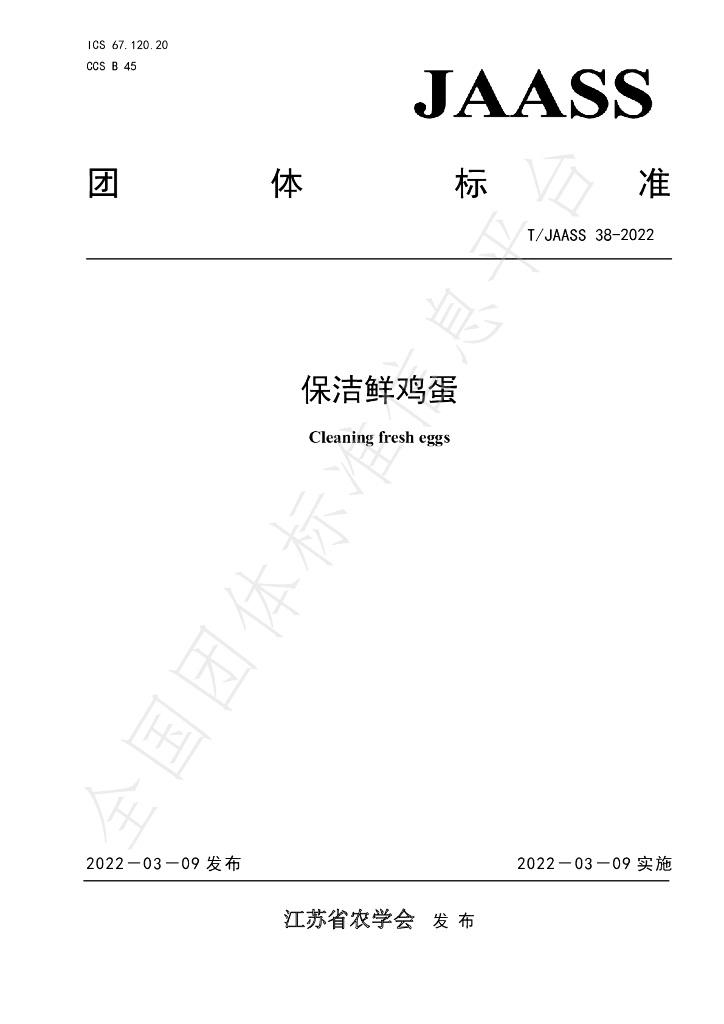 T/JAASS 38-2022 标准预览